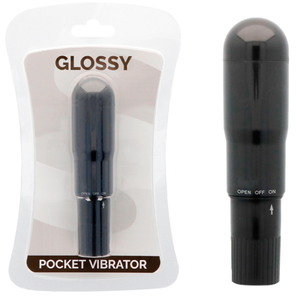 GLOSSY - POCKET VIBRADOR PRETO